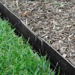 Vigoro 20 ft. Premium Black Composite Edging -Vigoro Platers Store black vigoro brick edging 903002vg 4f 1000
