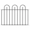 Vigoro Westbrook 36 in. x 48 in. Black Steel Fence Panel (4-Pack) -Vigoro Platers Store black vigoro garden fencing 860329 4pk 64 1000