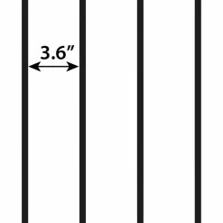 Vigoro Beaumont No Dig 40.4 in. H x 53.7 in. W Black Steel Decorative Fence Gate -Vigoro Platers Store black vigoro garden fencing 860343 40 1000
