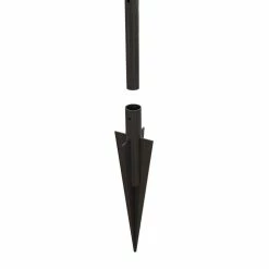 Vigoro Empire/Westbrook 41 in. x 2.3 in. x 2.3 in. Black Steel Fence Post -Vigoro Platers Store black vigoro garden fencing 860398 a0 1000