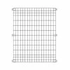 Vigoro 44 in. H x 36 in. W Steel Multi-Purpose No Dig Black Fence Panel (6-Pack) -Vigoro Platers Store black vigoro garden fencing 860411 6pk 64 1000