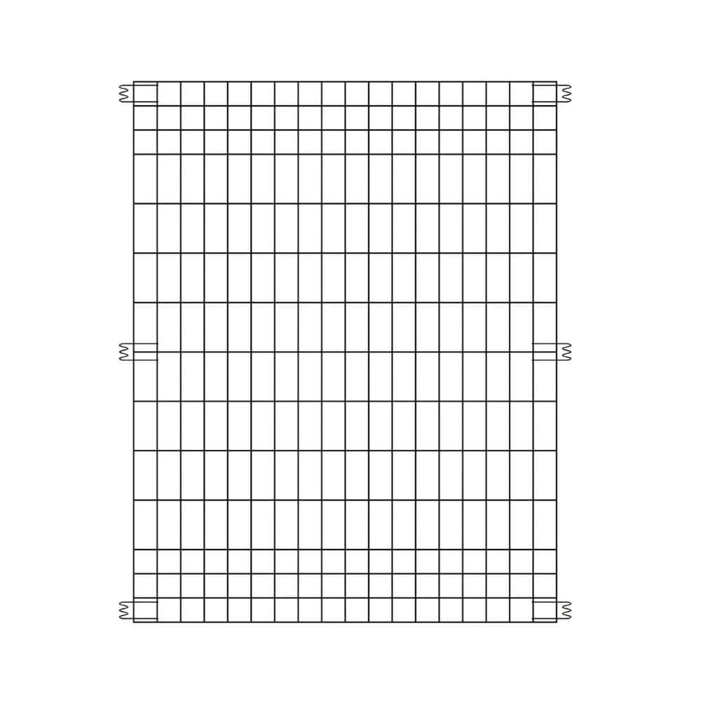 Vigoro 44 in. H x 36 in. W Steel Multi-Purpose No Dig Black Fence Panel (6-Pack) 3 Vigoro 44 in. H x 36 in. W Steel Multi-Purpose No Dig Black Fence Panel (6-Pack)