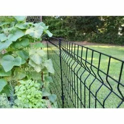 Vigoro 56 in. H Steel Multi-Purpose Black Fence Post -Vigoro Platers Store black vigoro garden fencing 860428 44 1000