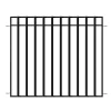 Vigoro 37.2 in. H x 42.87 in. W Steel 3-Rail Garden Fence Panel -Vigoro Platers Store black vigoro garden fencing 860701 64 1000