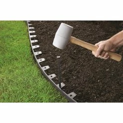 Vigoro 8 in. Anchoring Landscape Spike Pack (24-Count) 11 Vigoro 8 in. Anchoring Landscape Spike Pack (24-Count) -Vigoro Platers Store black vigoro garden stakes 1985 24hd 16 31 1000