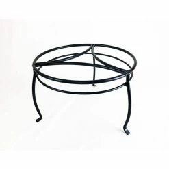 Vigoro 8 in. Black Metal Indoor Plant Stand