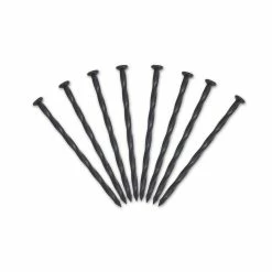 Vigoro 8 in. Black Plastic-Nylon Spiral Anchoring Spikes (8-Pack) 8 Vigoro 8 in. Black Plastic-Nylon Spiral Anchoring Spikes (8-Pack) -Vigoro Platers Store black vigoro plastic edging 1985 hd 40 1000