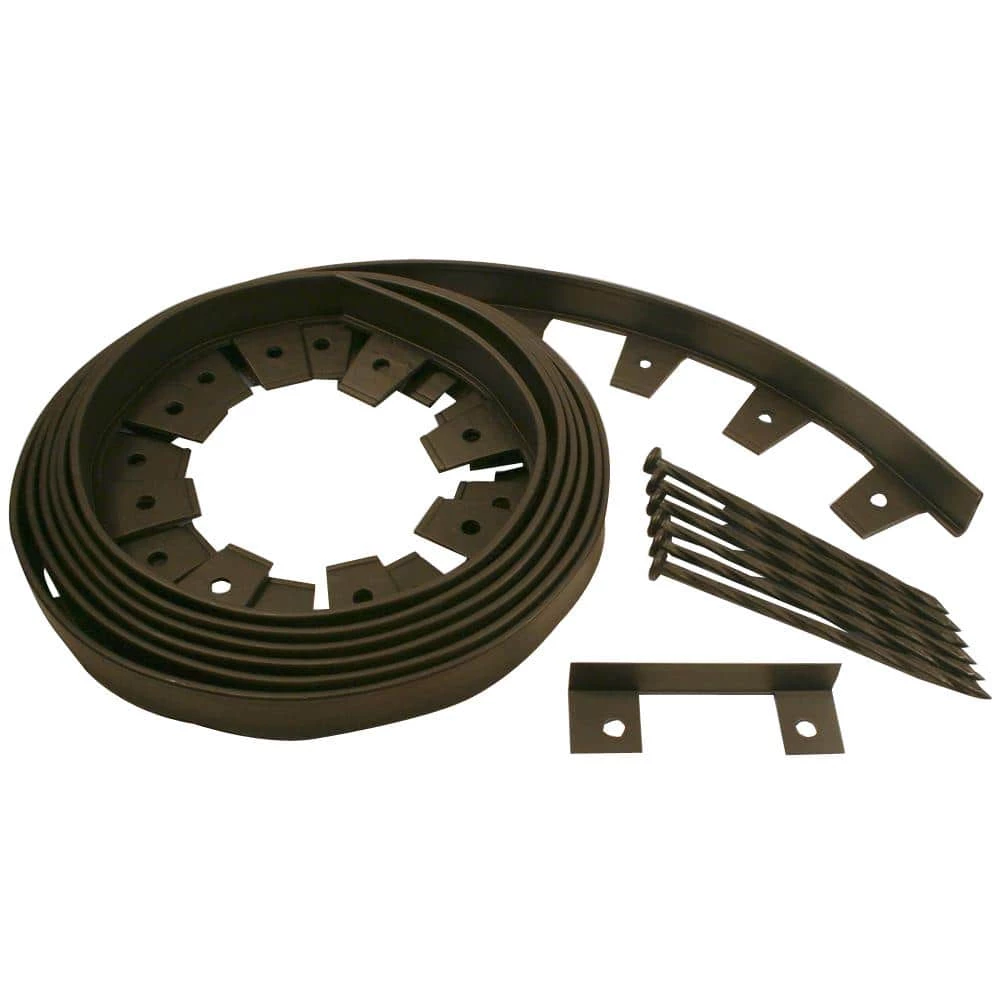 Vigoro 20 ft. No-Dig Landscape Plastic Edging Kit 5 Vigoro 20 ft. No-Dig Landscape Plastic Edging Kit - Image 3