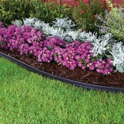 Vigoro 60 ft. No-Dig Landscape Plastic Edging Kit -Vigoro Platers Store black vigoro plastic edging 3001 60hd 3 4f 1000