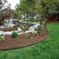 Vigoro 60 ft. No-Dig Landscape Plastic Edging Kit -Vigoro Platers Store black vigoro plastic edging 3001 60hd 3 c3 1000