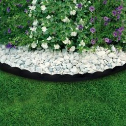Vigoro 20 ft. x 2.25 in. Black Scalloped Polyethylene No-Dig Edging 10 Vigoro 20 ft. x 2.25 in. Black Scalloped Polyethylene No-Dig Edging -Vigoro Platers Store black vigoro plastic edging 3011 20hd 5 4f 1000
