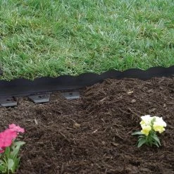 Vigoro 20 ft. x 2.25 in. Black Scalloped Polyethylene No-Dig Edging 9 Vigoro 20 ft. x 2.25 in. Black Scalloped Polyethylene No-Dig Edging -Vigoro Platers Store black vigoro plastic edging 3011 20hd 5 c3 1000