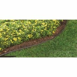 Vigoro 60 ft. x 0.5 in. x 4.5 in. Black Plastic Lawn Edging -Vigoro Platers Store black vigoro plastic edging vig 60c 44 1000