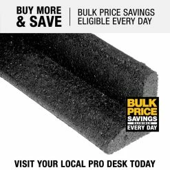 Vigoro EcoBorder 4 ft. Black Rubber Landscape Edging (48-Count/Pallet) -Vigoro Platers Store black vigoro rubber edging ecobrd bl 48 77 1000