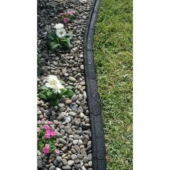 Vigoro EcoBorder 4 ft. Black Rubber Landscape Edging (Single) 14 Vigoro EcoBorder 4 ft. Black Rubber Landscape Edging (Single) -Vigoro Platers Store black vigoro rubber edging ecobrd blk 4 ft 1f 1000