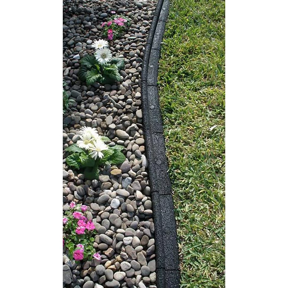 Vigoro EcoBorder 4 ft. Black Rubber Landscape Edging (Single) 7 Vigoro EcoBorder 4 ft. Black Rubber Landscape Edging (Single) - Image 5