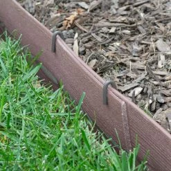 Vigoro 20 ft. Premium Brown Composite Edging -Vigoro Platers Store brown vigoro brick edging 903001vg 66 1000