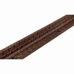 Vigoro 4 ft. Brown No-Dig Rubber Landscape Edging (6-Pack) -Vigoro Platers Store brown vigoro rubber edging dcbfe4bn6 77 1000