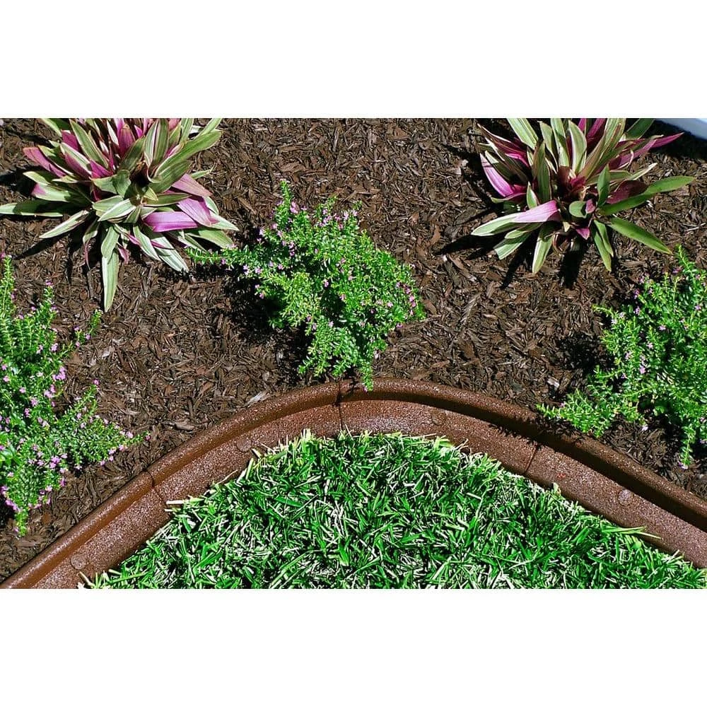 Vigoro EcoBorder 4 ft. Brown Rubber Landscape Edging (6-Pack) 12 Vigoro EcoBorder 4 ft. Brown Rubber Landscape Edging (6-Pack) - Image 10