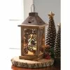 SULLIVANS Brown Metal and Wood Pinecone Lantern -Vigoro Platers Store browns tans sullivans outdoor lanterns met1767 64 1000