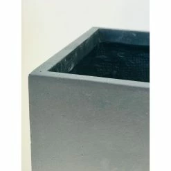 KANTE 23 in. L Rectangular Charcoal Concrete/Fiberglass Indoor Outdoor Elegant Planter 14 KANTE 23 in. L Rectangular Charcoal Concrete/Fiberglass Indoor Outdoor Elegant Planter -Vigoro Platers Store charcoal kante plant pots osf0104a c60121 1f 1000