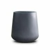 KANTE 11.81 in. x 12.2 in. Round Charcoal Finish Lightweight Concrete & Fiberglass Indoor Outdoor Planter with Drainage Hole -Vigoro Platers Store charcoal kante plant pots rc0149a c60121 64 1000