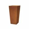 KANTE 24.4 in. H Rectangle Faux Weathering Steel Lightweight Concrete Tapered Tall Planter with Drainage Hole, Outdoor/Indoor -Vigoro Platers Store faux weathering steel kante plant pots rf0004c c91942 64 1000