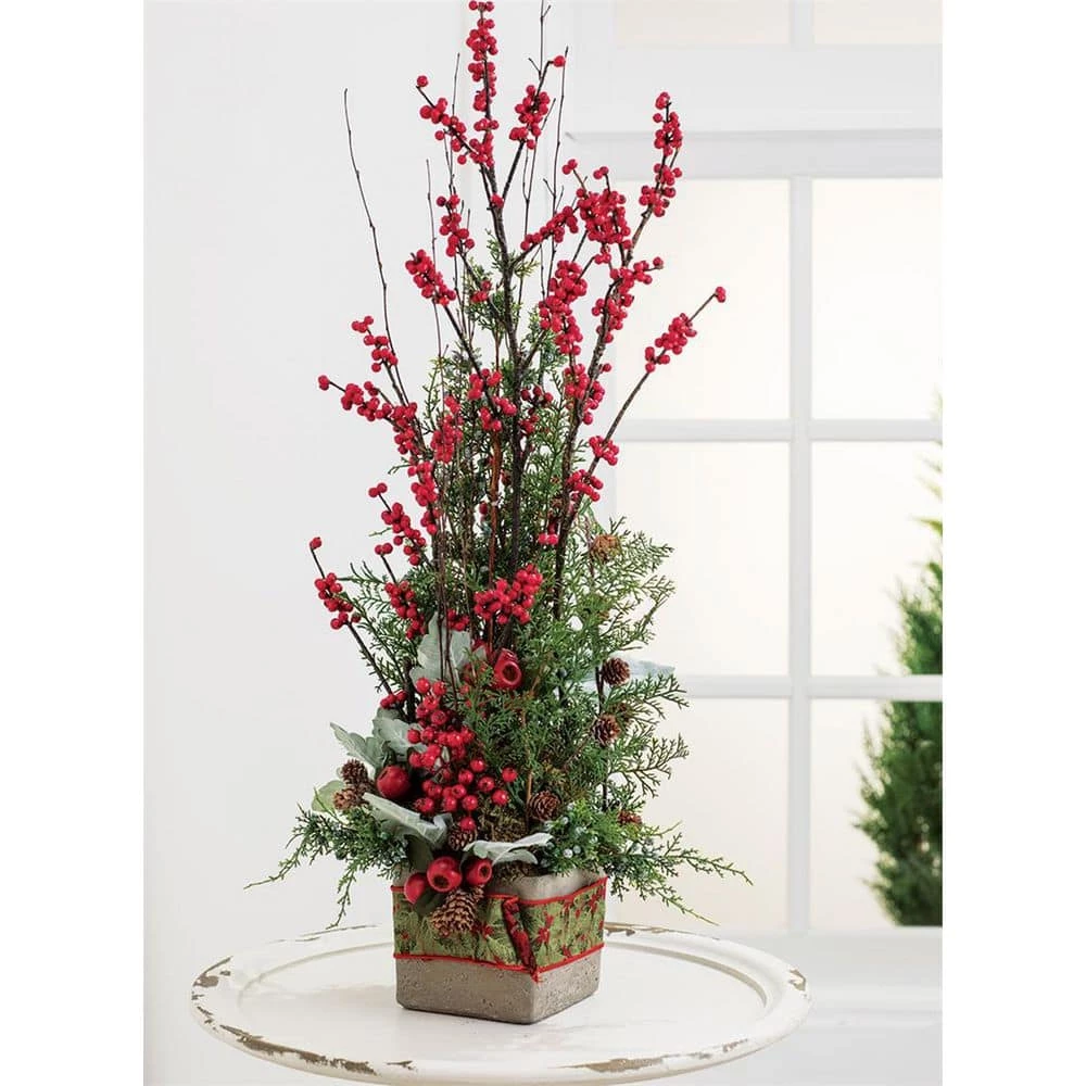 SULLIVANS Gray Cement Square Planter 5 SULLIVANS Gray Cement Square Planter - Image 3