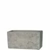 SULLIVANS Gray Cement Rectangular Planter -Vigoro Platers Store gray sullivans plant pots cmt1094 64 1000