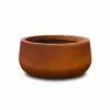 KANTE 16 in. Dia. Round Iron Oxide Concrete Bowl Planter, Outdoor Indoor Large Planter Pot with Drainage Hole -Vigoro Platers Store iron oxide kante plant pots rc0051b c80621 64 1000