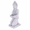 KANTE 12.8 in. H Gray Cement Buddha Tealight Candle Holder Garden Statue Ornament -Vigoro Platers Store kante garden statues sx20200173 64 1000