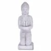 KANTE 12.8 in. H Gray Cement Buddha Garden Statue Tealight Candle Holder Ornament -Vigoro Platers Store kante garden statues sx20200175 64 1000