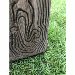 KANTE 31 in and 23 in. L Rectangular Lodgepole Concrete/Fiberglass Indoor Outdoor Elegant Long Planters (Set of 2) -Vigoro Platers Store lodgepole kante plant pots osf0219ab c81051 1f 1000