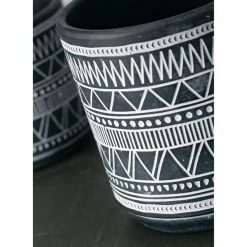 SULLIVANS Multi-Color Ceramic Flower Pots (Set of 2) -Vigoro Platers Store multicolor sullivans plant pots cm2911 4f 1000