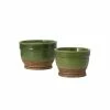SULLIVANS Multi-Color Ceramic Planter (Set of 2) -Vigoro Platers Store multicolor sullivans plant pots cm2925 64 1000
