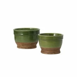 SULLIVANS Multi-Color Ceramic Planter (Set of 2)