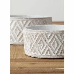 SULLIVANS Multi-Color Cement Planter (Set of 2) -Vigoro Platers Store multicolor sullivans plant pots cmt1184 1f 1000