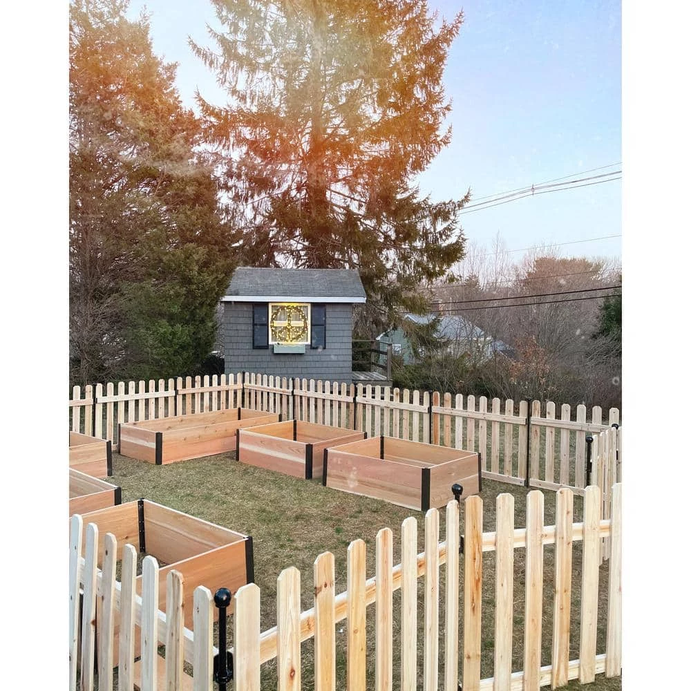 Vigoro 37.1 in. H x 45.35 in. W Cedar Garden Fence Panel 12 Vigoro 37.1 in. H x 45.35 in. W Cedar Garden Fence Panel - Image 10