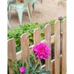 Vigoro 37.1 in. H x 45.35 in. W Cedar Garden Fence Panel 24 Vigoro 37.1 in. H x 45.35 in. W Cedar Garden Fence Panel -Vigoro Platers Store natural cedar wood vigoro garden fencing 860664 4f 1000