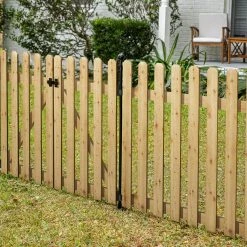 Vigoro 37.1 in. H x 45.35 in. W Cedar Garden Fence Panel 23 Vigoro 37.1 in. H x 45.35 in. W Cedar Garden Fence Panel -Vigoro Platers Store natural cedar wood vigoro garden fencing 860664 c3 1000