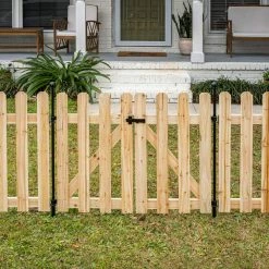 Vigoro 37.1 in. H x 48.3 in. W Cedar Garden Fence Gate 23 Vigoro 37.1 in. H x 48.3 in. W Cedar Garden Fence Gate -Vigoro Platers Store natural cedar wood vigoro garden fencing 860671 1f 1000