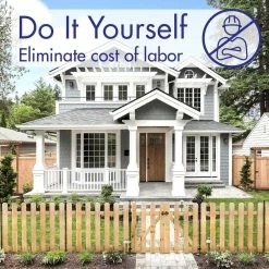 Vigoro 37.1 in. H x 48.3 in. W Cedar Garden Fence Gate 27 Vigoro 37.1 in. H x 48.3 in. W Cedar Garden Fence Gate -Vigoro Platers Store natural cedar wood vigoro garden fencing 860671 31 1000