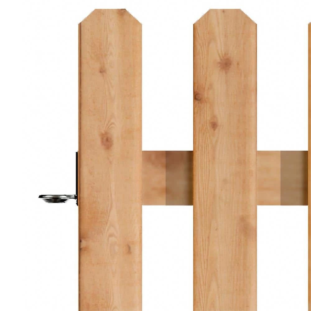 Vigoro 37.1 in. H x 48.3 in. W Cedar Garden Fence Gate 8 Vigoro 37.1 in. H x 48.3 in. W Cedar Garden Fence Gate - Image 6