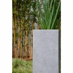 KANTE 28 in. H Square Natural Concrete/Fiberglass Indoor Outdoor Modern Seamless Tall Planter 11 KANTE 28 in. H Square Natural Concrete/Fiberglass Indoor Outdoor Modern Seamless Tall Planter -Vigoro Platers Store natural concrete kante plant pots osf0002c c80021 4f 1000