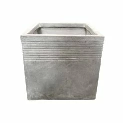 KANTE 15 in. W Square Natural Concrete/Fiberglass Indoor Outdoor Elegant Planter -Vigoro Platers Store natural concrete kante plant pots osf0128b c80021 c3 1000