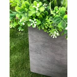 KANTE Set of 3 Lightweight Modern Square Outdoor Planters, 16 in., 12 in. and 10 in. Tall, Natural Concrete 11 KANTE Set of 3 Lightweight Modern Square Outdoor Planters, 16 in., 12 in. and 10 in. Tall, Natural Concrete -Vigoro Platers Store natural concrete kante plant pots rf0001abcc80021 4f 1000