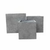 KANTE Set of 3 Lightweight Modern Square Outdoor Planters, 16 in., 12 in. and 10 in. Tall, Natural Concrete 1 KANTE Set of 3 Lightweight Modern Square Outdoor Planters, 16 in., 12 in. and 10 in. Tall, Natural Concrete -Vigoro Platers Store natural concrete kante plant pots rf0001abcc80021 64 1000
