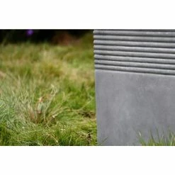 KANTE Small 15 in. Tall Natural Lightweight Concrete Modern Square Outdoor Planter -Vigoro Platers Store natural concrete kante plant pots rf0128b c80021 76 1000