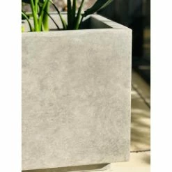 KANTE 37.4 in. L Natural Lightweight Concrete Modern Square Outdoor Planter 11 KANTE 37.4 in. L Natural Lightweight Concrete Modern Square Outdoor Planter -Vigoro Platers Store natural concrete kante plant pots rf0151a c80021 44 1000