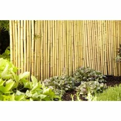 Vigoro 4 ft. H x 6 ft. W Natural Bamboo Fence 11 Vigoro 4 ft. H x 6 ft. W Natural Bamboo Fence -Vigoro Platers Store natural vigoro garden fencing 4477405 c3 1000